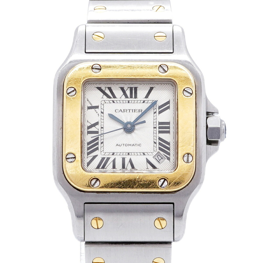 Cartier Santos Galbee SM W20057C4 Silver Dial Women's Watch